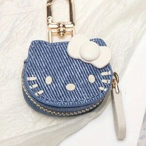 2 For 20 Cute Denim Cat Coin Purse
